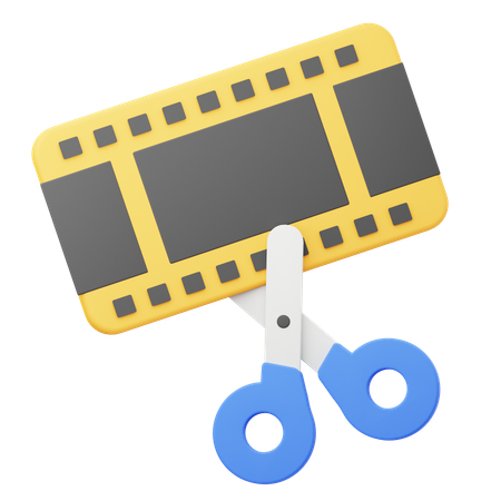 Video Editing  3D Icon