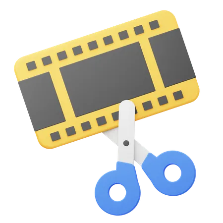 Video Editing  3D Icon