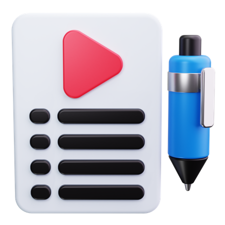 Video Editing  3D Icon