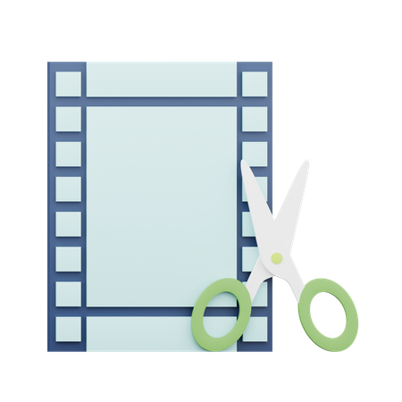 Video Editing  3D Icon