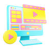 video editing 3d logo