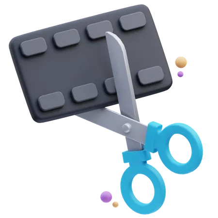 Video Editing 3D Icon