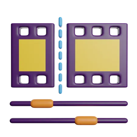 Video Editing Process 3D Icon