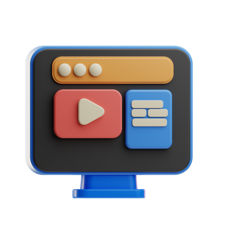 Video Editing Software  3D Icon