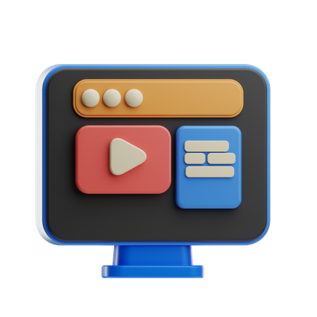 Video Editing Software  3D Icon