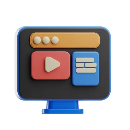 Video Editing Software  3D Icon
