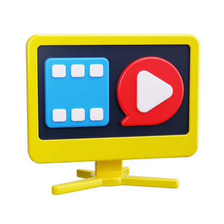 Video Editor  3D Icon