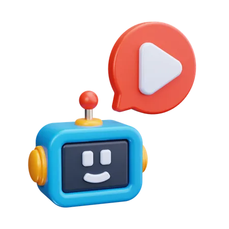 Vidéo en ligne  3D Icon