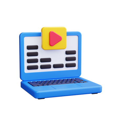 Vidéo en ligne  3D Icon