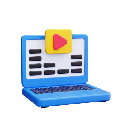 Vidéo en ligne  3D Icon