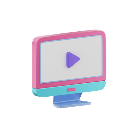 Vidéo en ligne  3D Icon