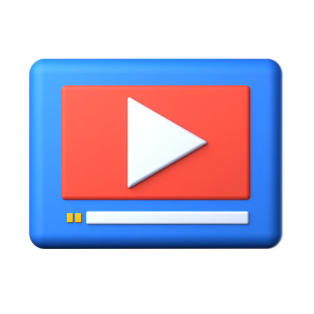 Vídeo en línea  3D Icon