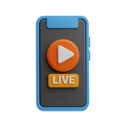 Video en vivo  3D Icon