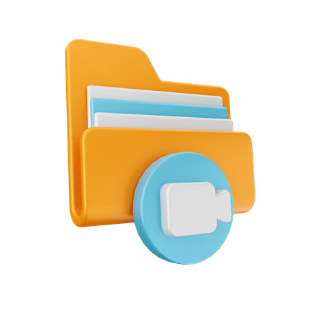 Video File  3D Icon