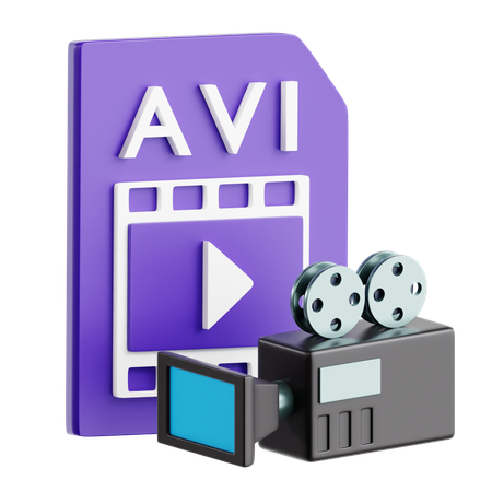 Video File  3D Icon