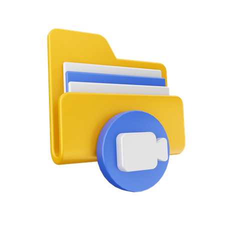 Video File 3D Icon