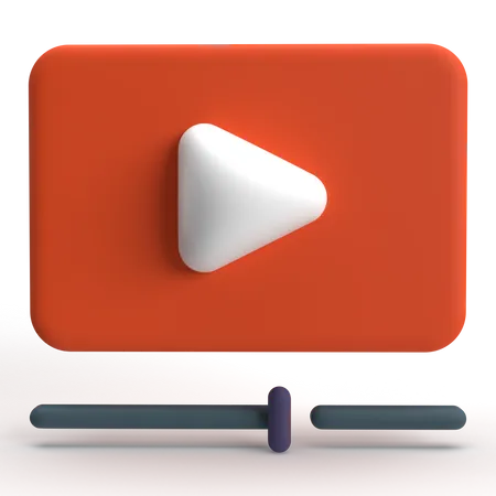 Video File  3D Icon