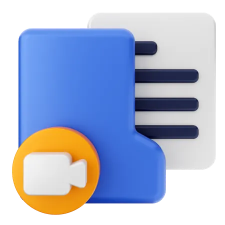 Video Folder  3D Icon