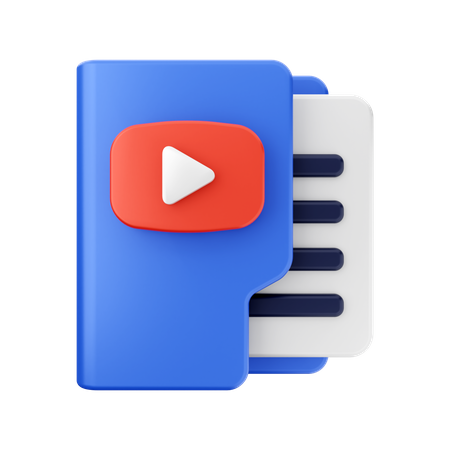 Video Folder 3D Icon