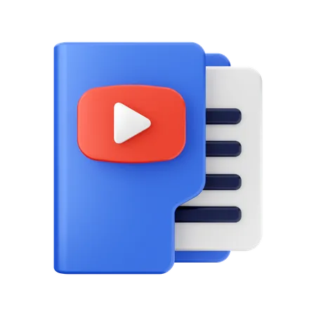 Video Folder 3D Icon