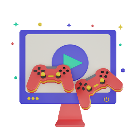 Video Game  3D Icon
