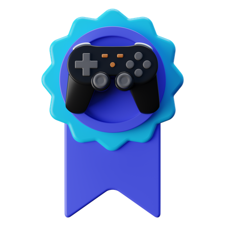 Video Game Achievement  3D Icon