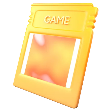 Video Game Console Card  3D Icon