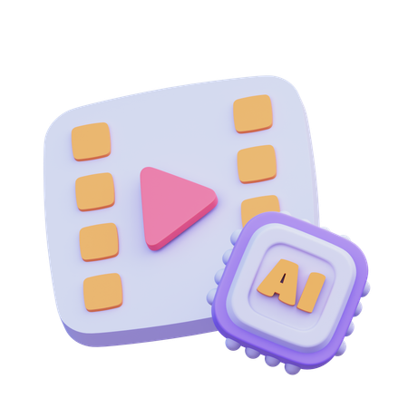 Video Generator  3D Icon