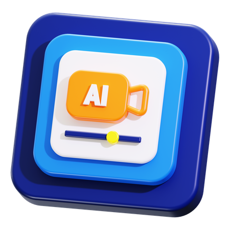 Video Generator  3D Icon