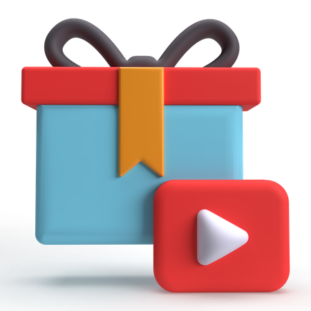 Video Gift  3D Icon