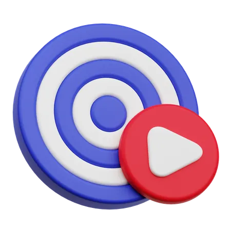 Gol de vídeo  3D Icon