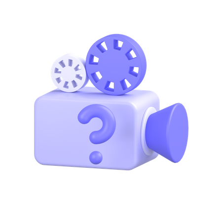 Video Question  3D Icon