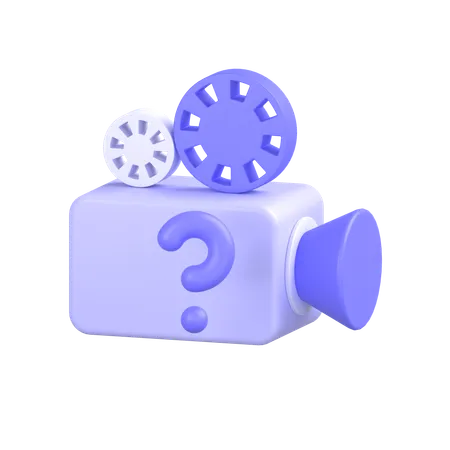 Video Question  3D Icon