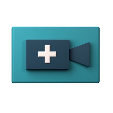 Video hochladen  3D Icon