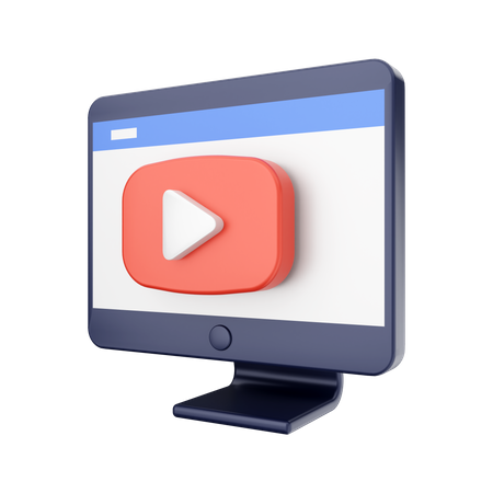 Vidéo informatique  3D Icon