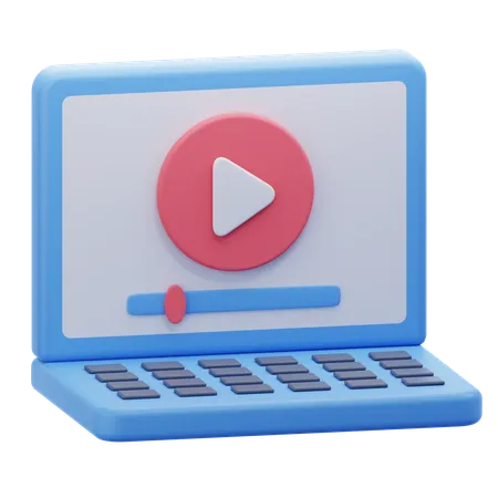 Video learning  3D Icon