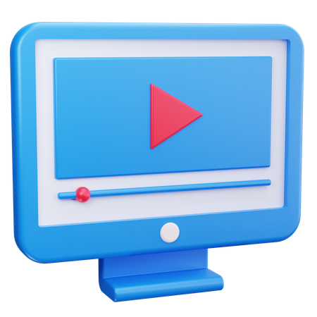 Video Learning  3D Icon
