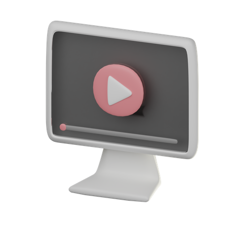 Video Learning  3D Icon