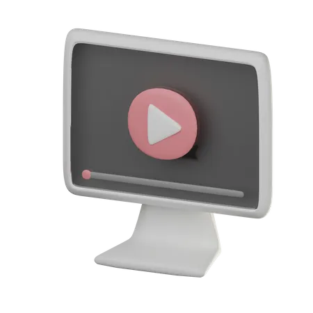 Video Learning  3D Icon