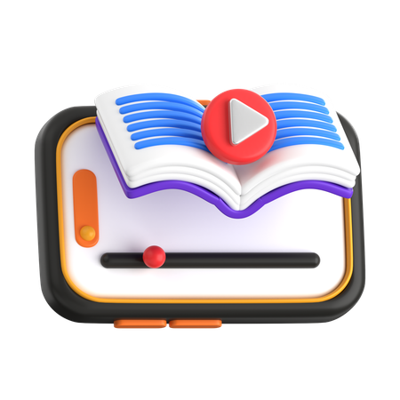 Video Learning  3D Icon