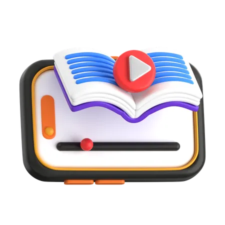 Video Learning  3D Icon