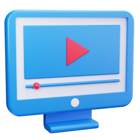 Video Learning  3D Icon
