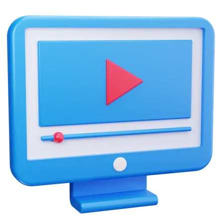 Video Learning  3D Icon