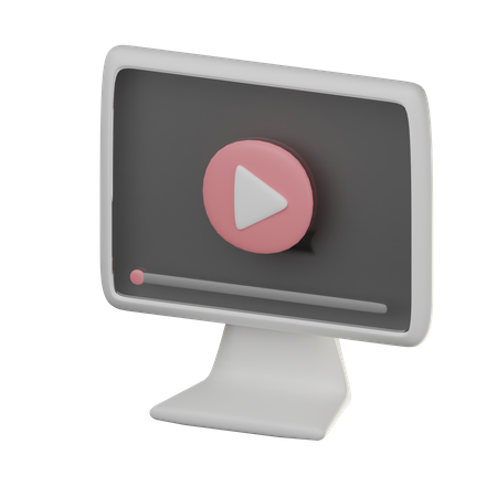 Video Learning 3D Icon