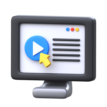 Video Lesson  3D Icon