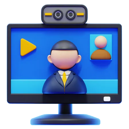 Videollamada  3D Icon