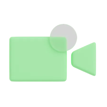 Videollamada  3D Illustration