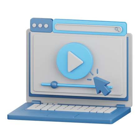 Video marketing  3D Icon