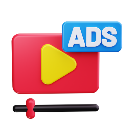 Vídeo marketing  3D Icon