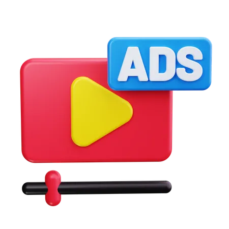 Vídeo marketing  3D Icon